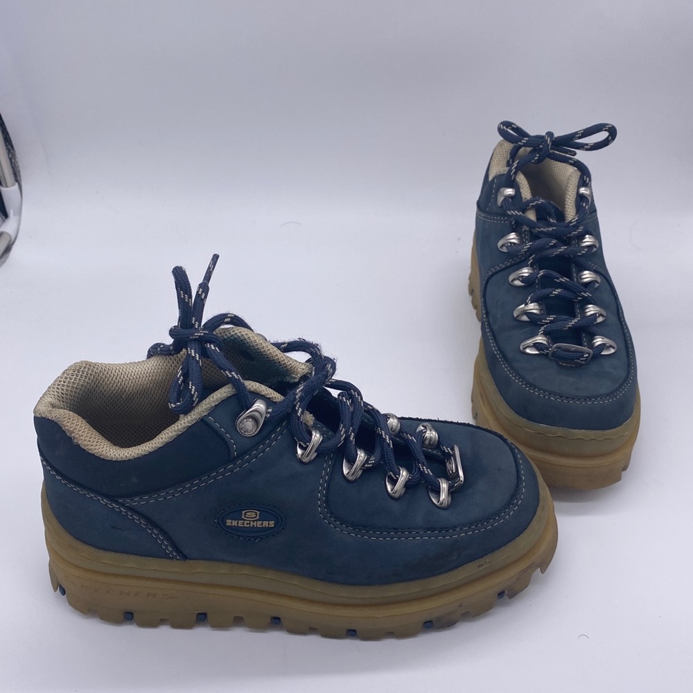 Skechers VINTAGE Chunky Platform Blue Jammers